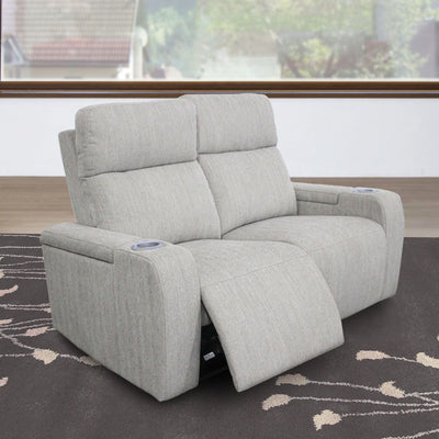 Orpheus - Power Loveseat - Bisque