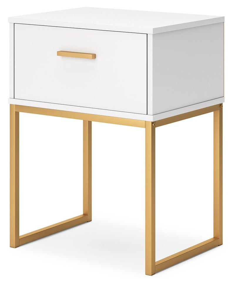 Socalle - Two-tone - One Drawer Night Stand