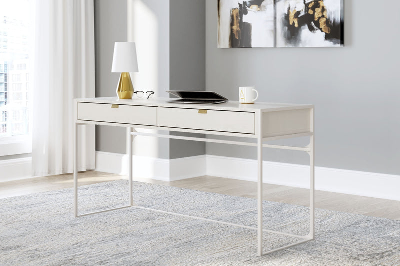 Deznee - White - 60" Home Office Desk.