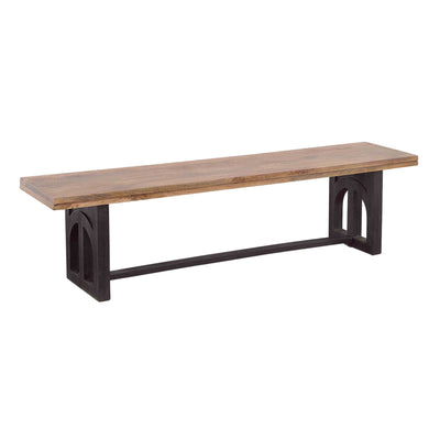 Gateway - Dining Bench - Natural & Nightshade Black.