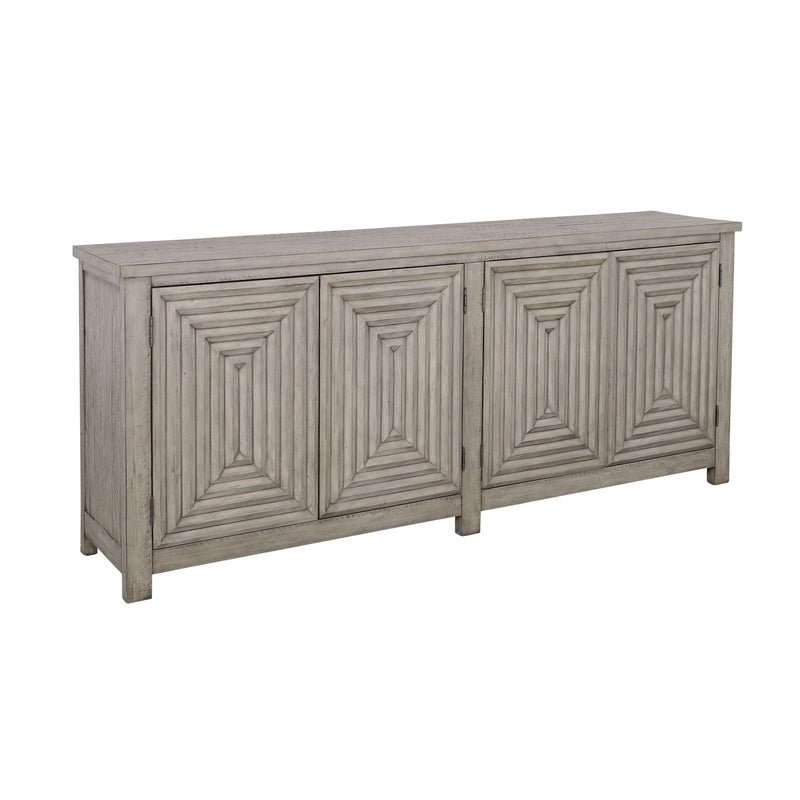 Spalding - Four Door Credenza - Grey