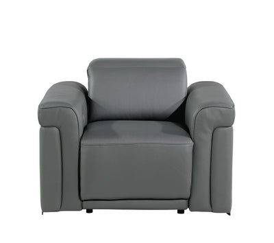 1126 - Top Grain Power Reclining Italian Leather Chair