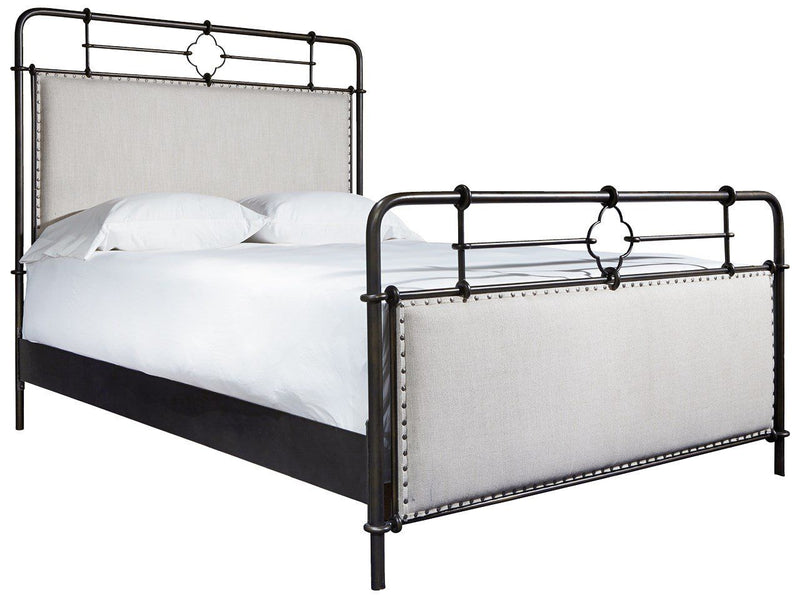 Curated - Upholstered Metal Bed