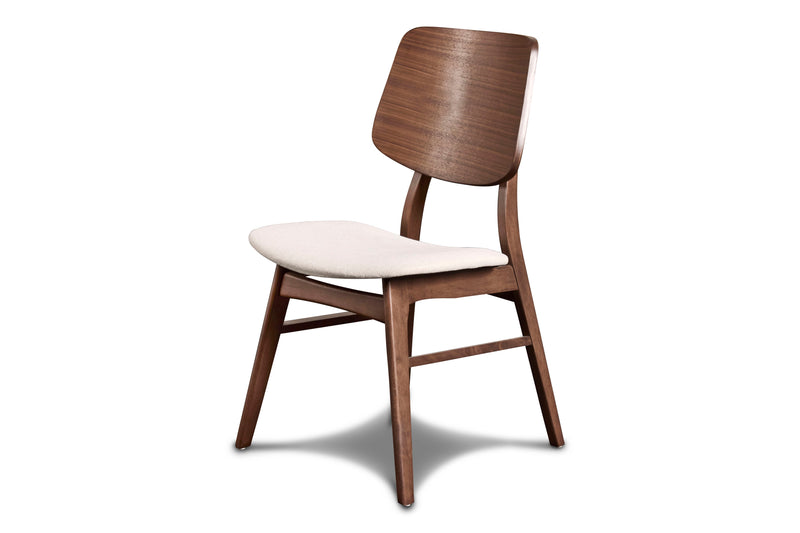 Oscar - Wood Back Chair (Set of 2) - Walnut