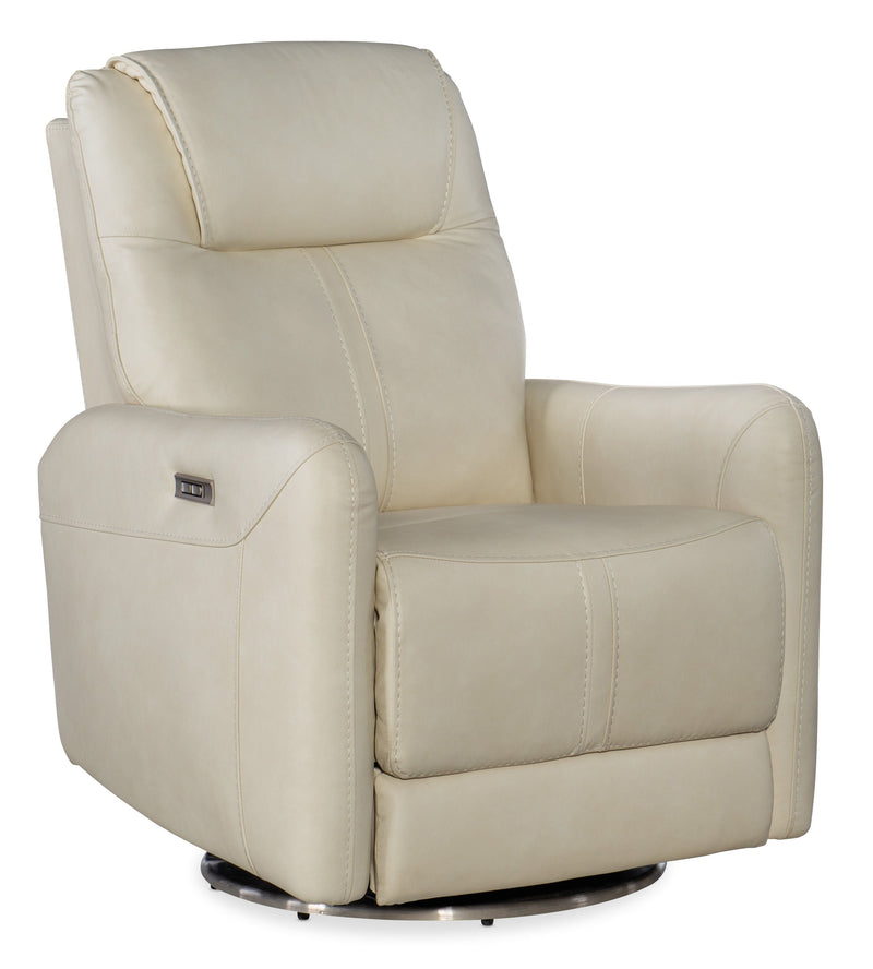 Steffen - Swivel Recliner With Power Headrest