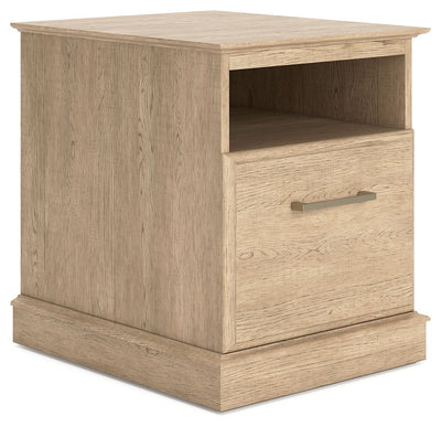 Elmferd - Light Brown - File Cabinet.