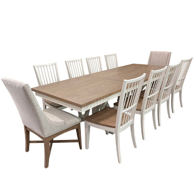 Americana Modern Dining - Trestle Dining Table - Cotton