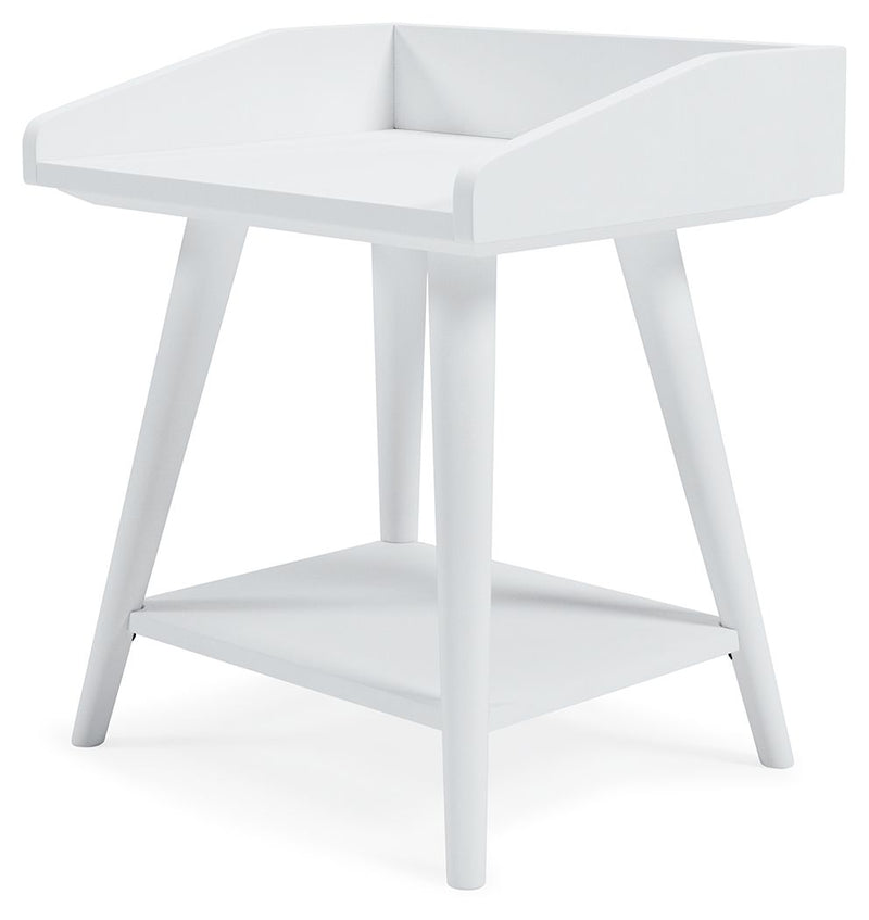 Blariden - White - Accent Table.