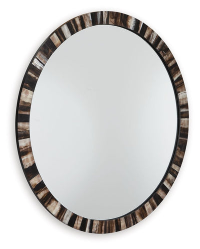 Ellford - Black / Brown / Cream - Accent Mirror.