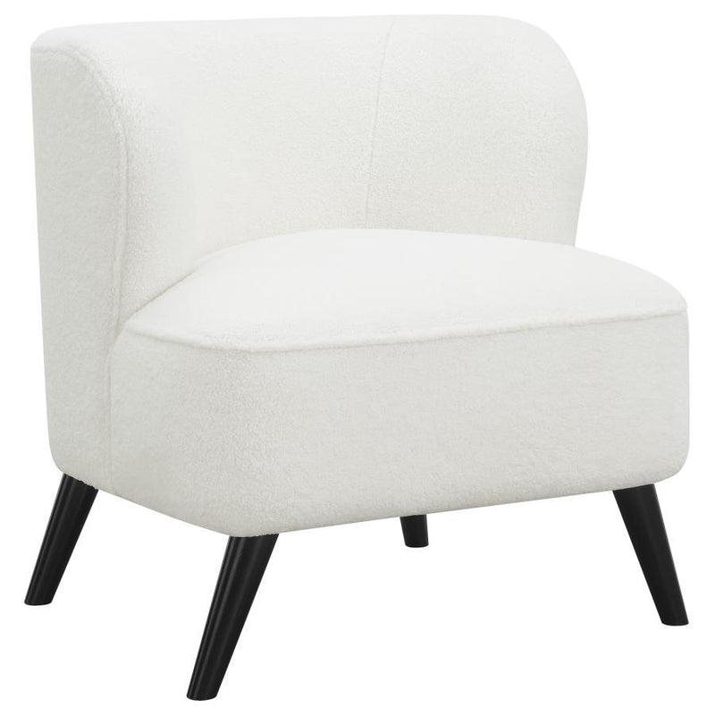 Alonzo - Upholstered Track Arms Accent Chair - Natural.