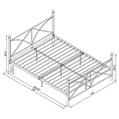 Hart - Metal Platform Bed