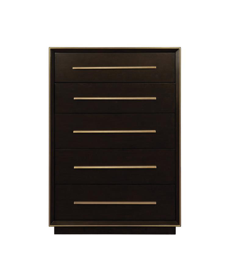 Durango - 5-Drawer Chest - Smoked Peppercorn.