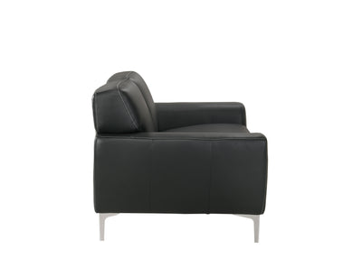 Carrara - Loveseat - Black