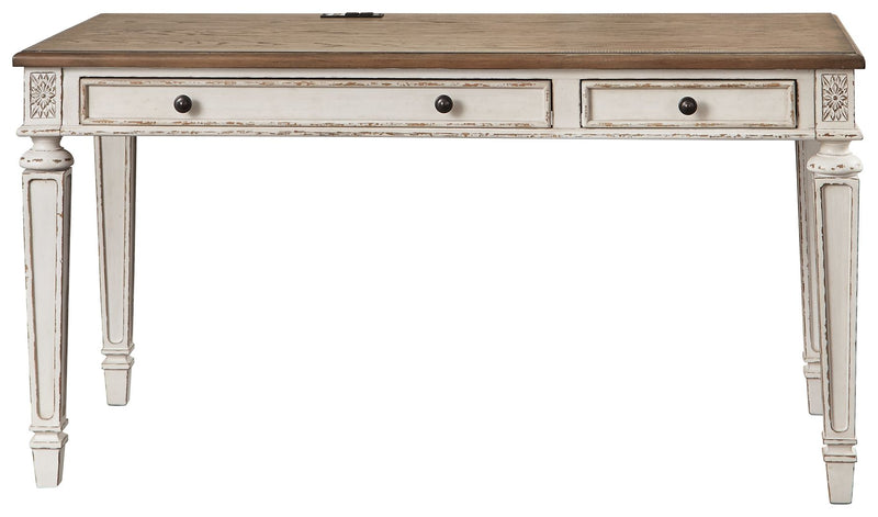 Realyn - Light Brown - Home Office Desk.