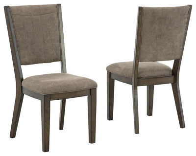 Wittland - Dark Brown - Dining Uph Side Chair (Set of 2).