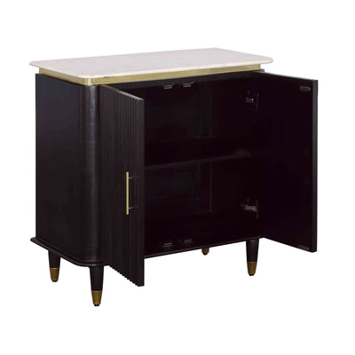Carlyle - Two Door Cabinet - Black & Gold.