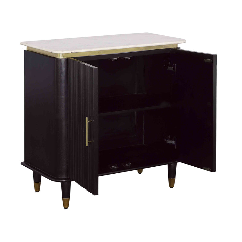 Carlyle - Two Door Cabinet - Black & Gold.
