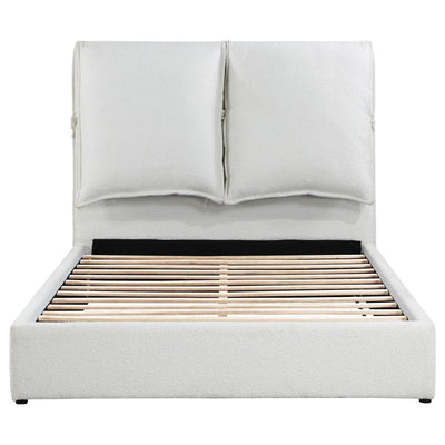 Gwendoline - Upholstered Platform Bed With Pillow Headboard