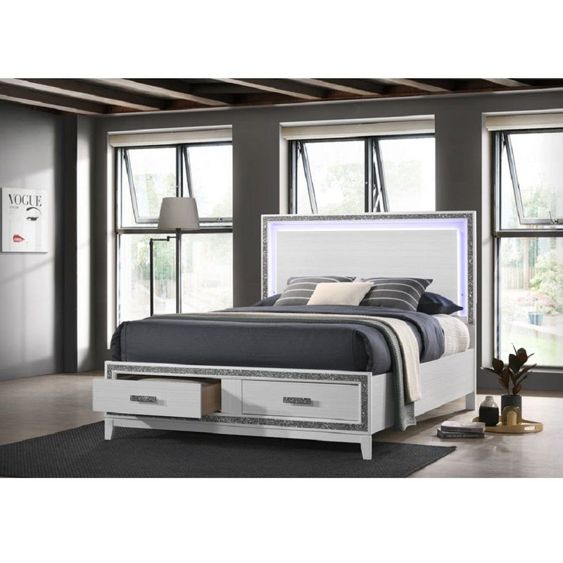 Haiden - Full Bed - White