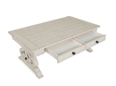 Bronwyn - Rectangular Cocktail Table - Alabaster