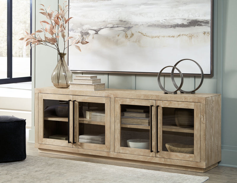 Belenburg - Washed Brown - Accent Cabinet - Horizontal - Grand Furniture GA