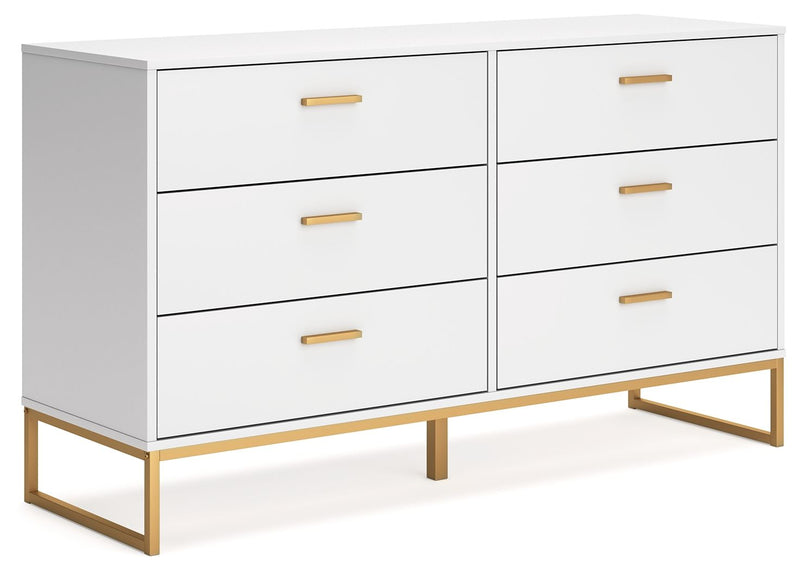 Socalle - Two-tone - Six Drawer Dresser