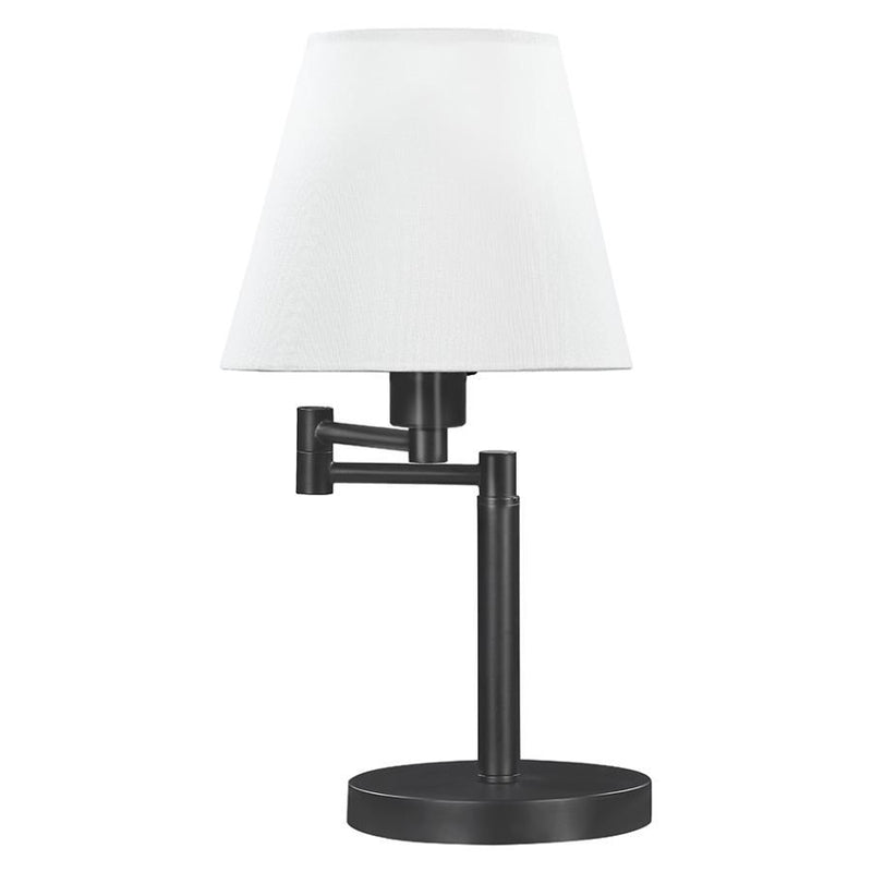 Colombe - Rotatable Frame Table Lamp - Off White and Matte Black.