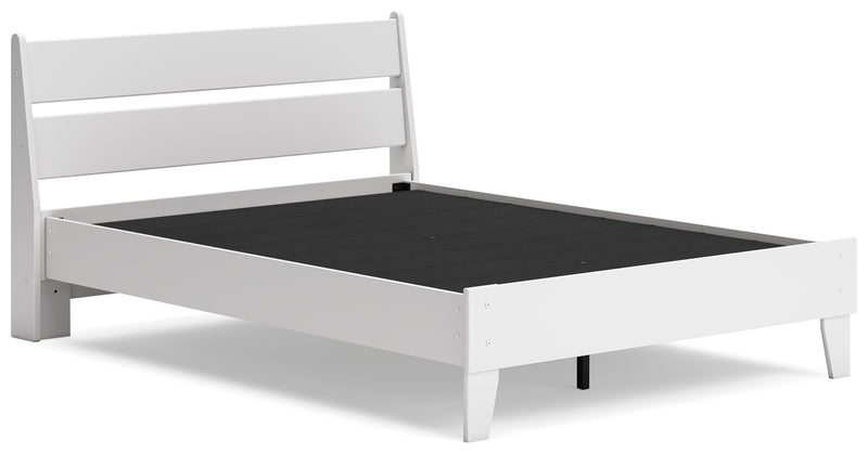 Socalle - Two-tone - Full Panel Platform Bed