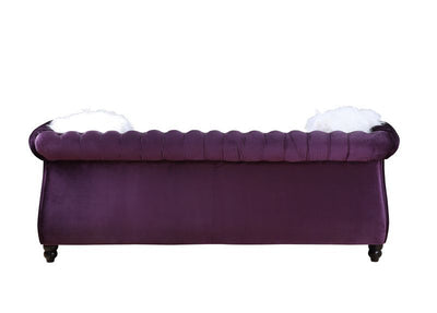 Thotton - Sofa - Purple Velvet - Grand Furniture GA