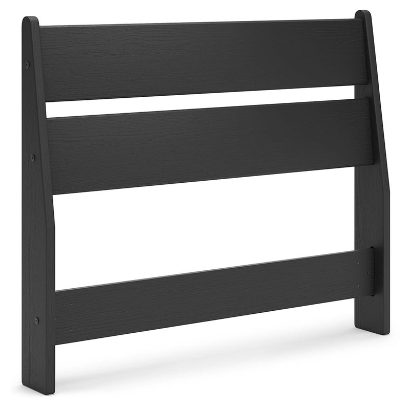 Socalle - Black - Twin Panel Headboard