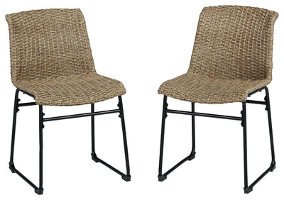 Amaris - Brown / Black - Chair (Set of 2) - Grand Furniture GA