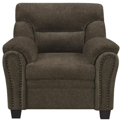 Clemintine - Upholstered Chair with Nailhead Trim - Grand Furniture GA