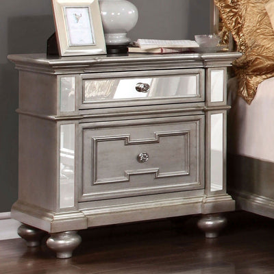 Salamanca - Nightstand - Silver - Grand Furniture GA