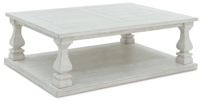 Arlendyne - Antique White - Rectangular Cocktail Table.