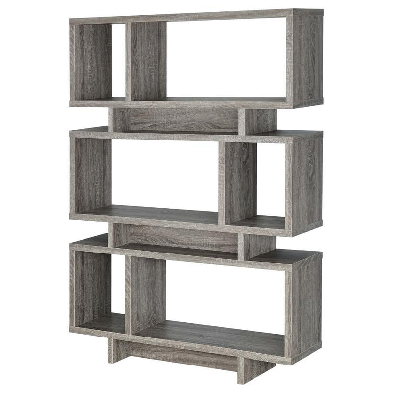 Reid - 4-Tier Open Back Bookcase - Grand Furniture GA