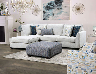 Chepstow - Sectional - Cream - Grand Furniture GA