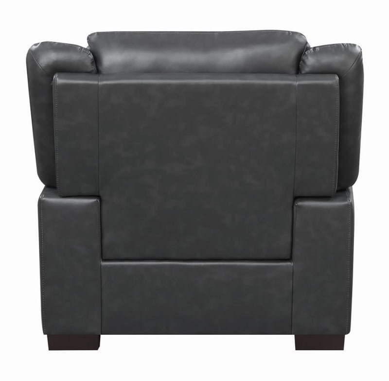 Arabella - Pillow Top Upholstered Chair - Gray - Grand Furniture GA