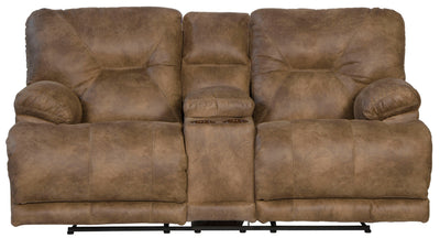 Voyager - Lay Flat Console Reclining Loveseat