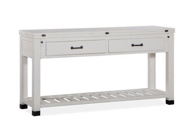 Harper Springs - Flip Top Sofa Table - Silo White.