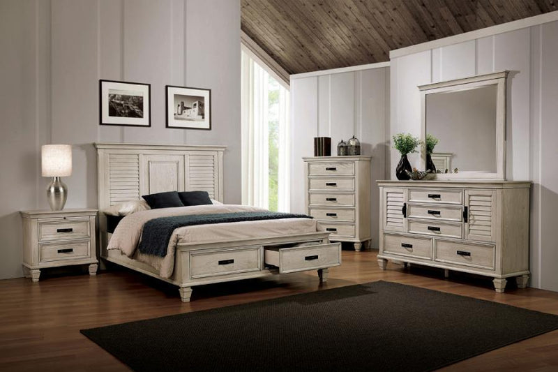 Franco - Storage Bedroom Set - 4 Piece Bedroom Sets - Grand Furniture GA