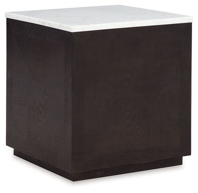 Henridge - Black / White - Accent Table.