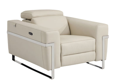 989 - Power Reclining Set With Power Headrest.