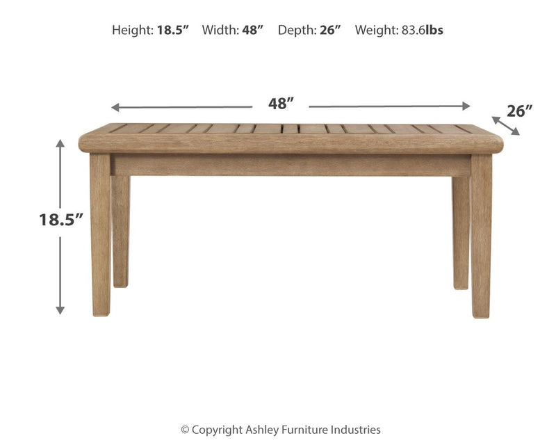 Gerianne - Brown - Rectangular Cocktail Table.