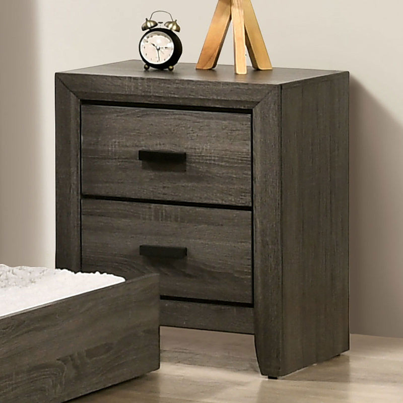 Roanne - Nightstand - Gray - Grand Furniture GA