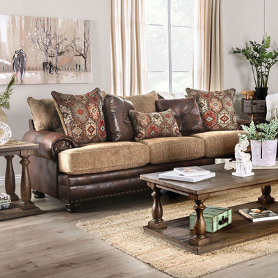 Fletcher - Sofa - Brown / Tan.