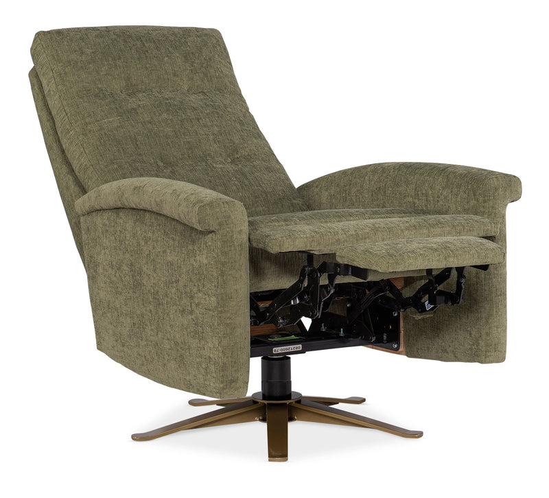 Breck - Tufted Back Swivel Recliner