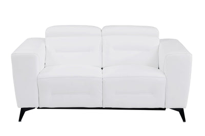 989 - Power Reclining Loveseat With Power Headrest.