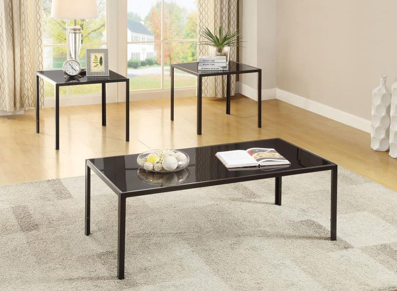 Brock - 3-Piece Occasional Table Set - Warm Medium Brown.