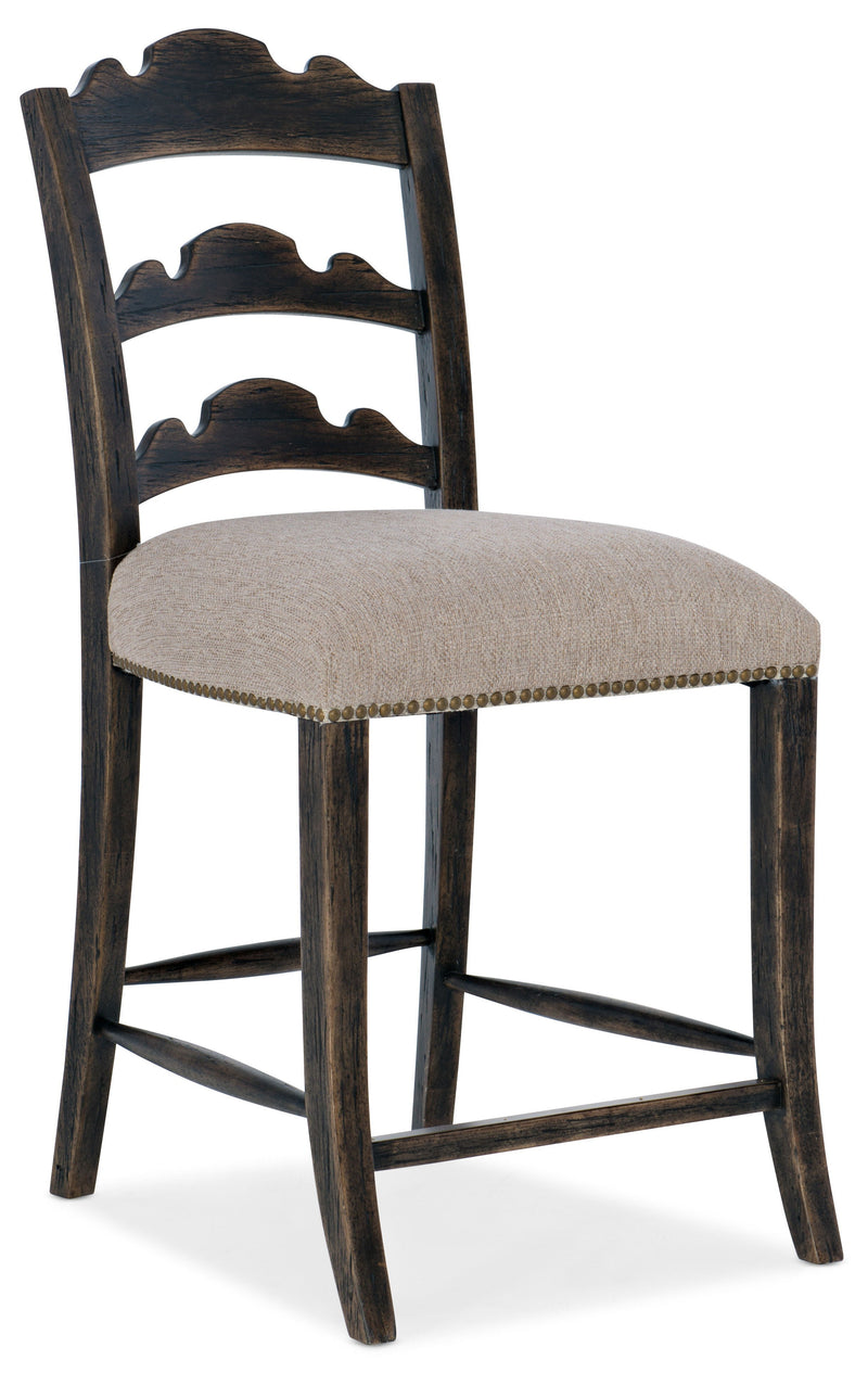 La Grange - Twin Sisters Ladderback Counter Stool