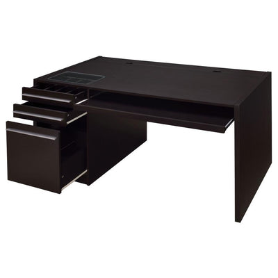 Halston - 3-drawer Connect-it Office Desk - Grand Furniture GA